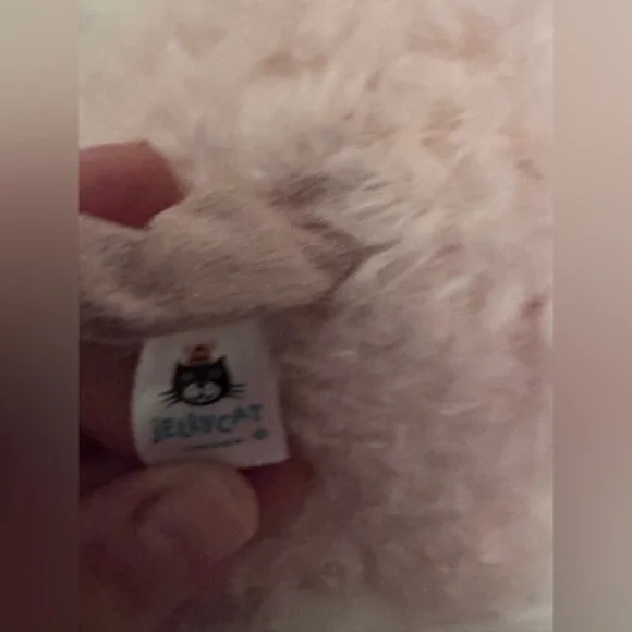 Jellycat Fuzzy Plush in Soft Pink - Picture 3 of 3
